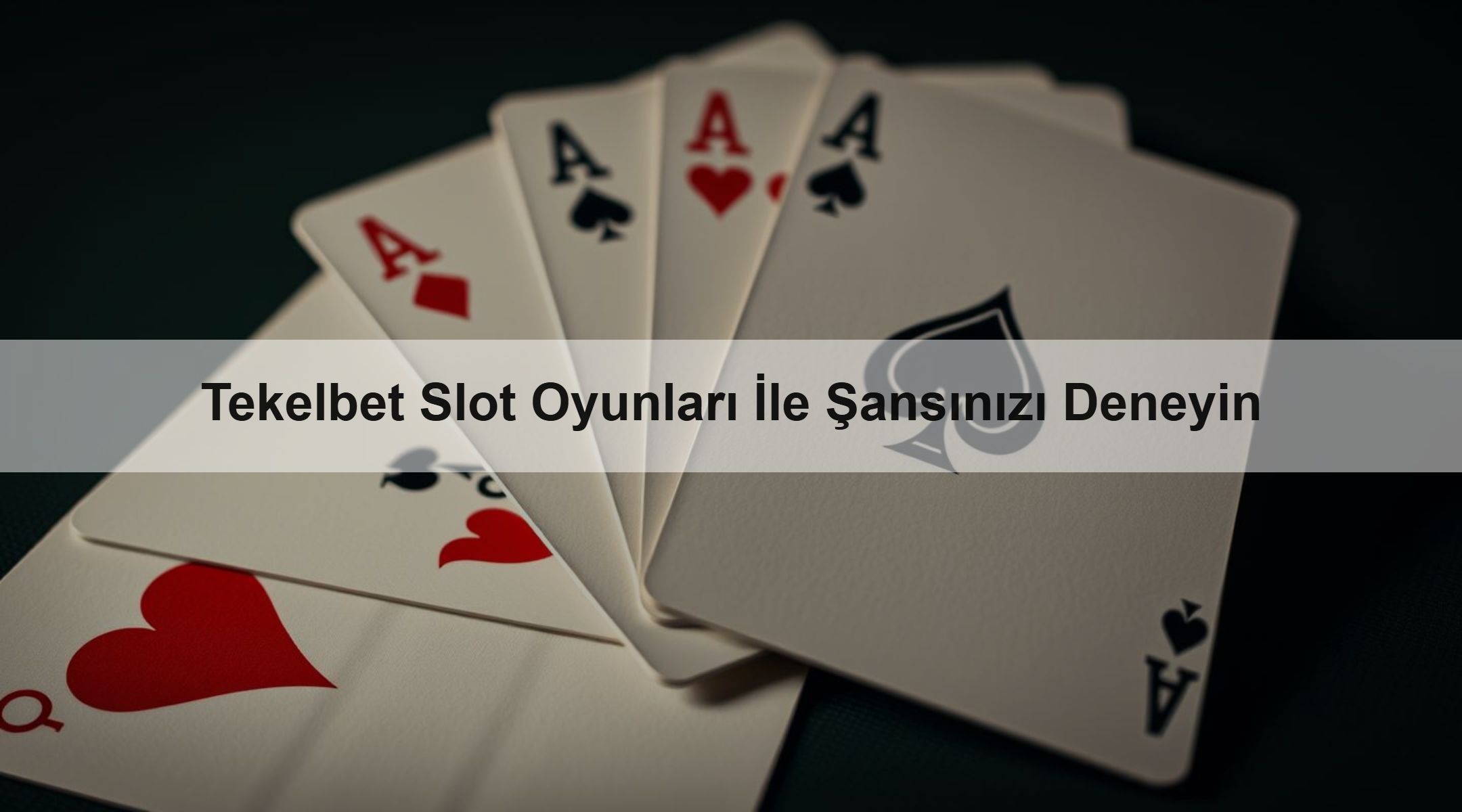 Tekelbet Slot Oyunları İle Şansınızı Deneyin