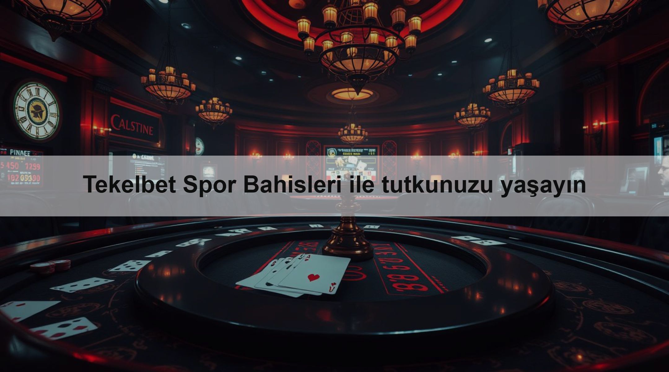 Tekelbet Spor Bahisleri ile tutkunuzu yaşayın